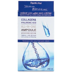 Отзывы о сыворотке для лица FarmStay Collagen & Hyaluronic Acid All-in-One Ampoule